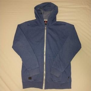 Quiksilver Full-Zip Blue Hoodie